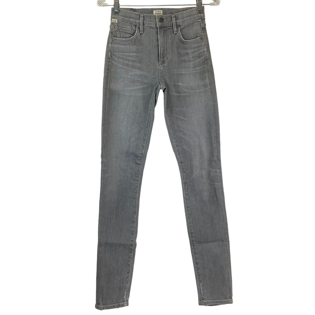 Citizens Of Humanity Jeans Women's Sz 24 Gray Rocket High Rise Skinny $228 Nwt